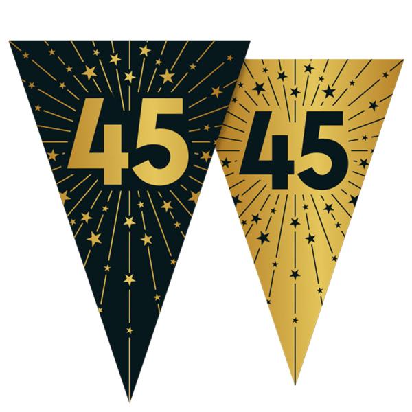 Vimpelgirlang med Stjärnor & Siffran 45