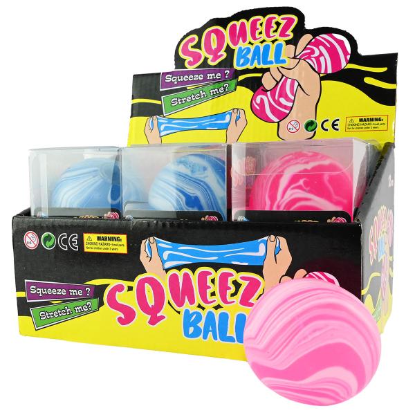 Stressboll Marmorerad 5,5 cm
