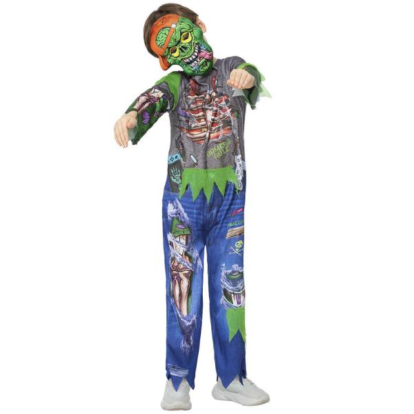 Zombie Gamer Maskeraddräkt Barn