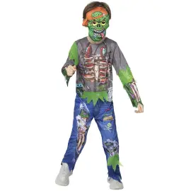 Zombie Gamer Maskeraddräkt Barn M