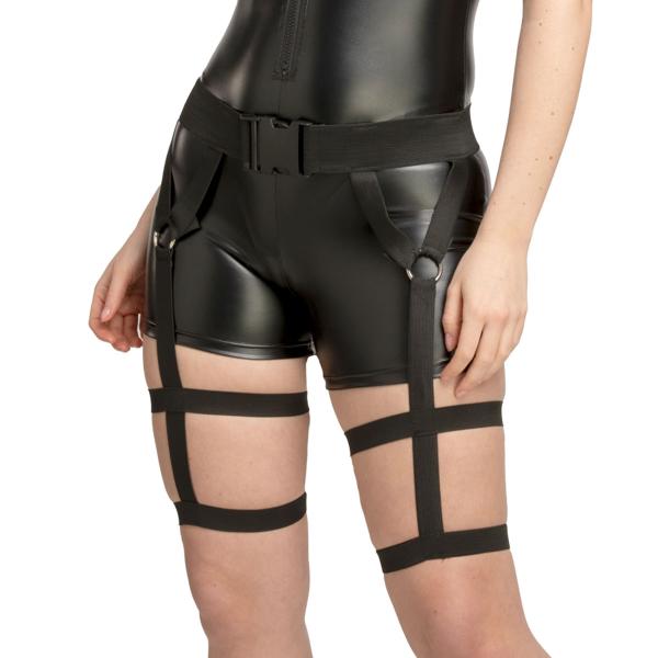 Bälte med Lårremmar Svart