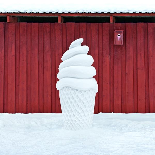 Snöskulpturssäck
