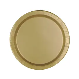 Desserttallrikar Guld 8-pack