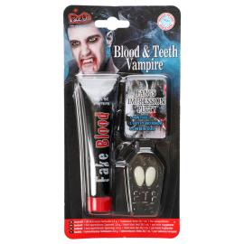 Vampyrset T&auml;nder & Fejkblod