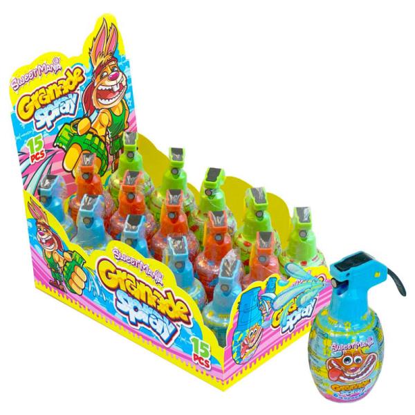 Godisspray Handgranat