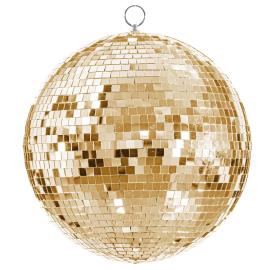 H&auml;ngande Discokula Champagneguld 30 cm