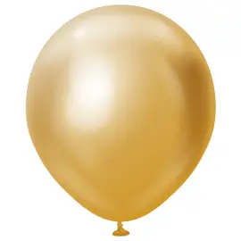 Latexballonger Guldkrom 45 cm