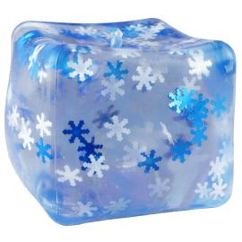 Stressboll Sn&ouml;flingor Kub 5 cm