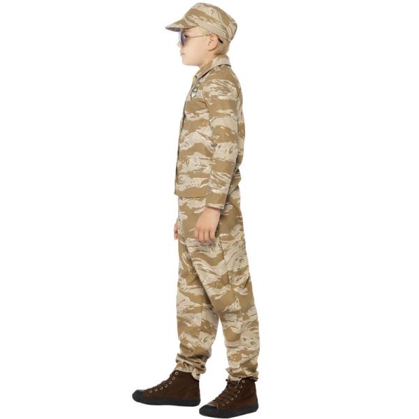 Desert Soldat Maskeraddräkt Barn