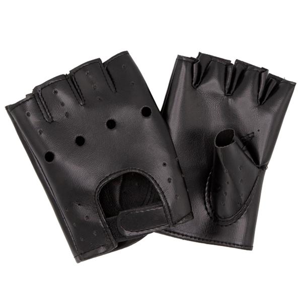 Fingerlösa Cykelhandskar Svart