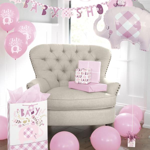 Pappersmuggar Rosa Elefant 27 cl 8-pack