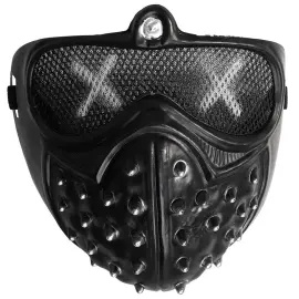 Mask med Nitar Svart