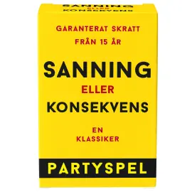 Sanning eller Konsekvens Kortspel 15+ &aring;r
