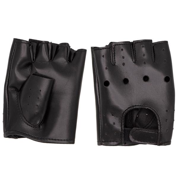 Fingerlösa Cykelhandskar Svart