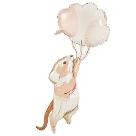 Folieballong Sv&auml;vande Mus 44 x 104 cm