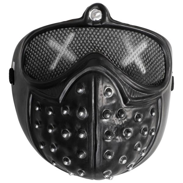 Mask med Nitar Svart