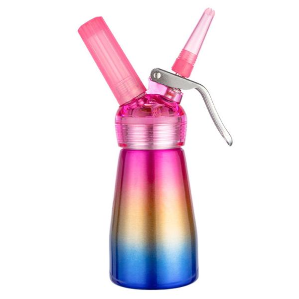 Gräddsifon Regnbågsfärgad 250ml