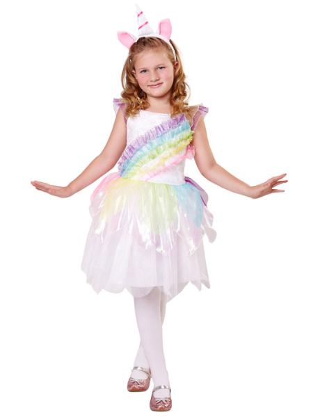 Rainbow Unicorn Klänning Barn