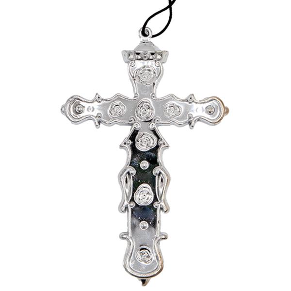 Halsband med Silvrigt Kors