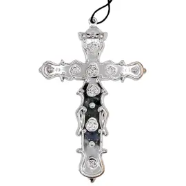 Halsband med Silvrigt Kors