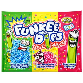 3 i 1 Godispinne med Pulver Sur 28 g