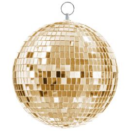 H&auml;ngande Discokula Champagneguld 20 cm