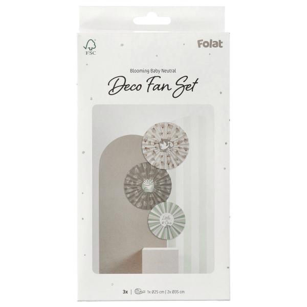 Hängande Dekorationer Solfjäder Little One 3-pack