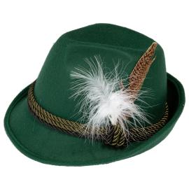 Oktoberfest Deluxe Tyrolerhatt Mörkgrön