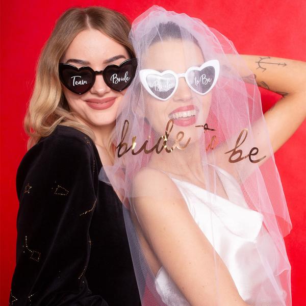 Bride to Be Hjärtformade Glasögon