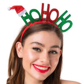 Juldiadem med Tomteluva Ho Ho Ho