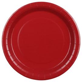 Papperstallrikar M&ouml;rkr&ouml;d