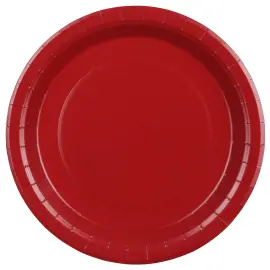 Papperstallrikar M&ouml;rkr&ouml;d