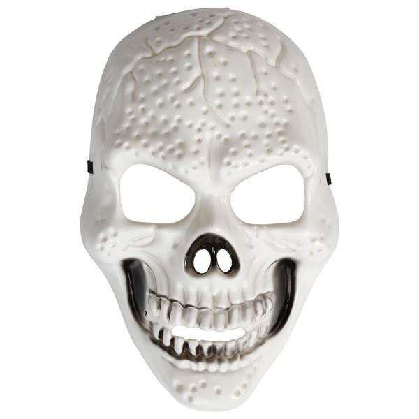 Skelettmask Vit