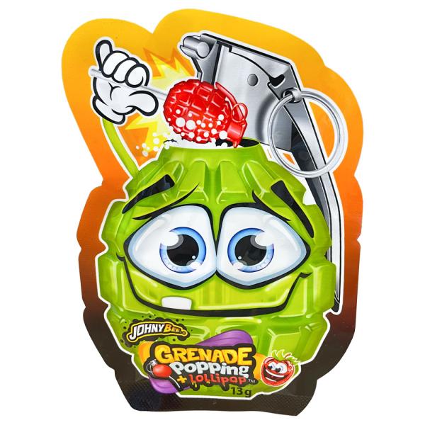Grenade Poppande Godis och Klubba