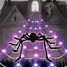 LED Spindelnät med Spindel 5 meter