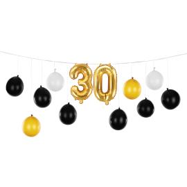 DIY Ballonggirlang 30 år 13-pack