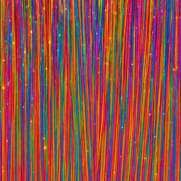 Hårslingor Glitter Flerfärgad