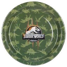 Jurassic World Papperstallrikar 23 cm 6-pack