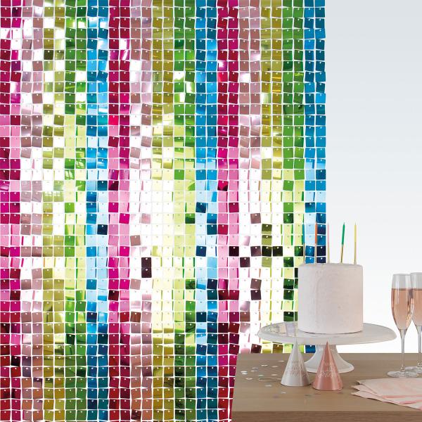 Backdrop Paljettpanel Northern Lights 30x30 cm 12-pack