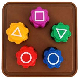 Gonggi Spel med F&ouml;rvaringsbricka 5-pack