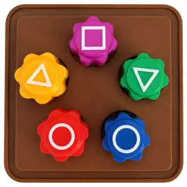 Gonggi Spel med F&ouml;rvaringsbricka 5-pack