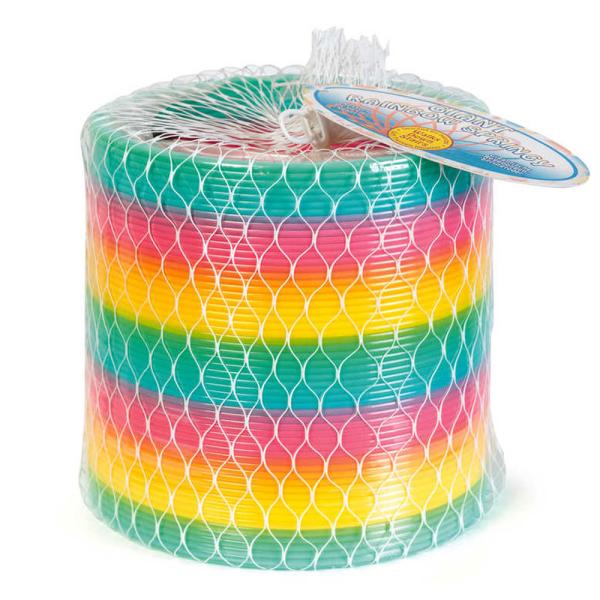 Regnbågsfärgad Jumbo Slinky