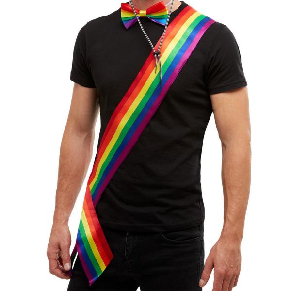 Regnbågsfärgad Sash