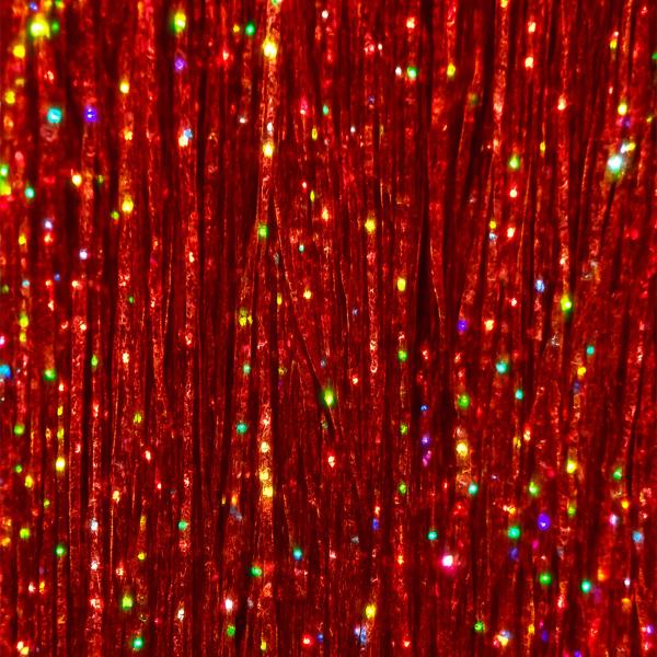 Hårslingor Glitter Röd
