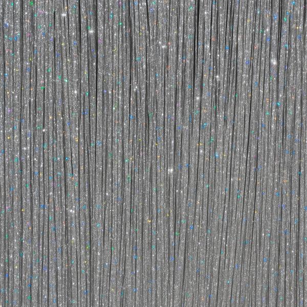Hårslingor Glitter Silver