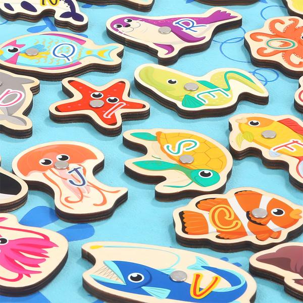 Magnetiskt Fiskespel Barn
