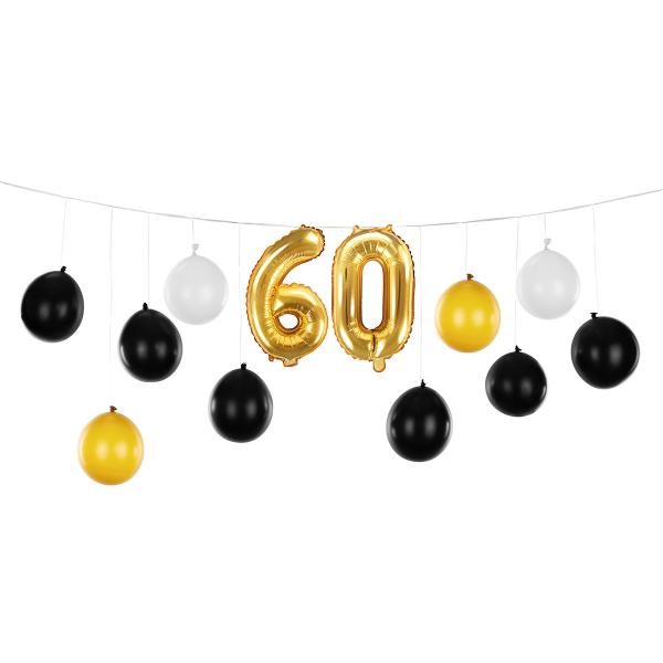 DIY Ballonggirlang 60 år 13-pack