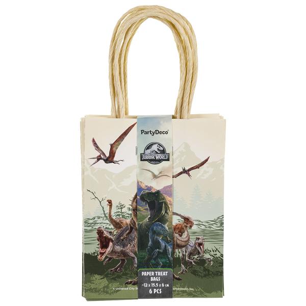 Jurassic World Presentpåsar 6-pack