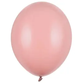 Starka Ballonger Mörk Dammrosa Pastell 23 cm 100-pack