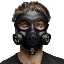 Gasmask Maskeradtillbeh&ouml;r Svart